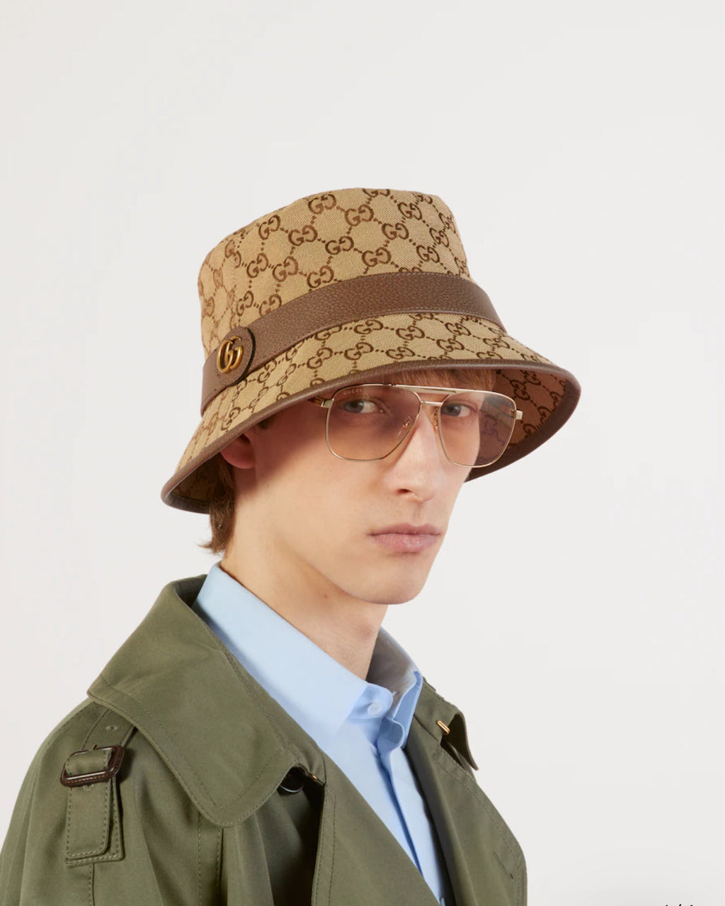 Chapeau bob en toile GG - Gucci casquette (2)