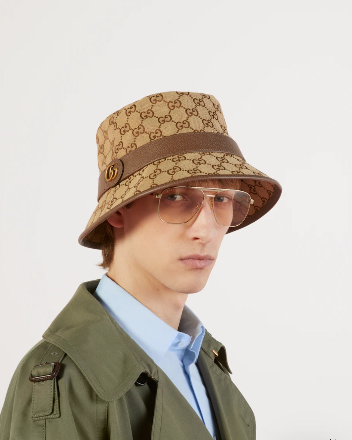 Chapeau bob en toile GG - Gucci casquette (2)