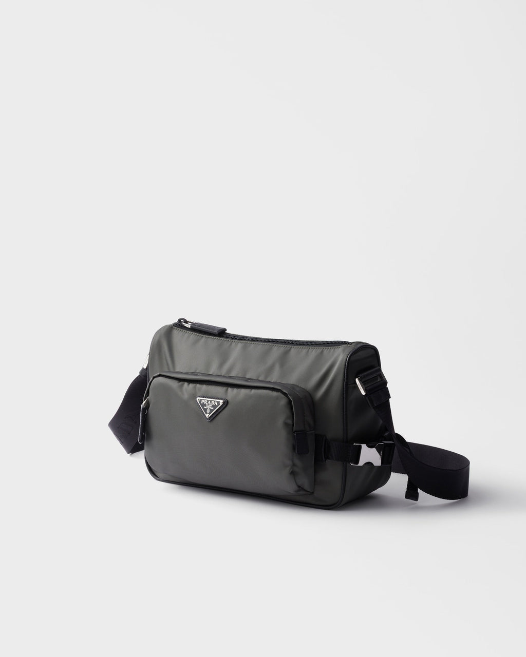 Sac de taille moyenne porté épaule en Re-Nylon et cuir Saffiano - #2
