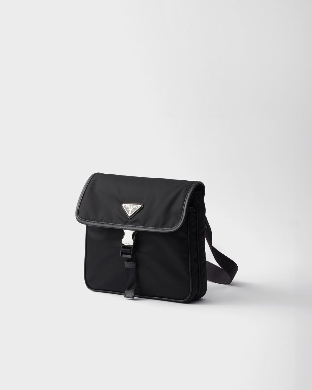 Sac porté épaule en Re-Nylon et cuir Saffiano - #13