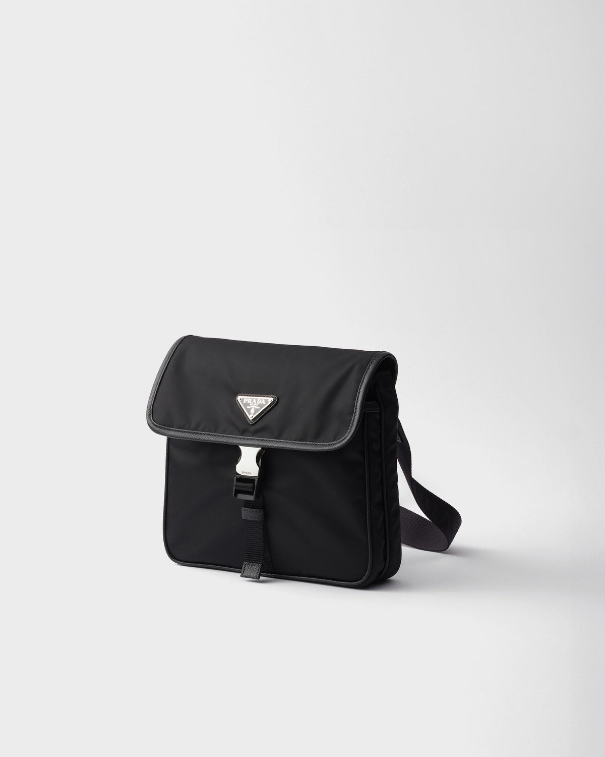 Sac porté épaule en Re-Nylon et cuir Saffiano - #13