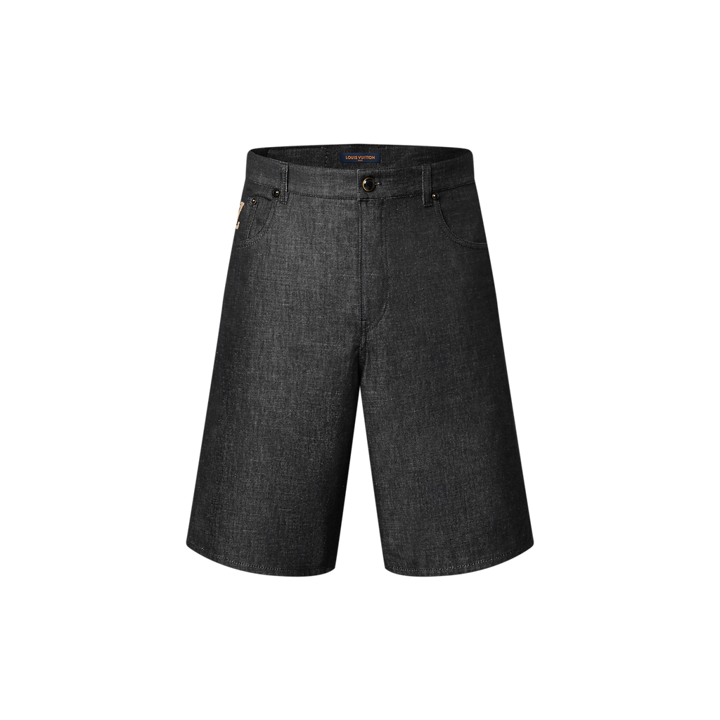 Short en chambray