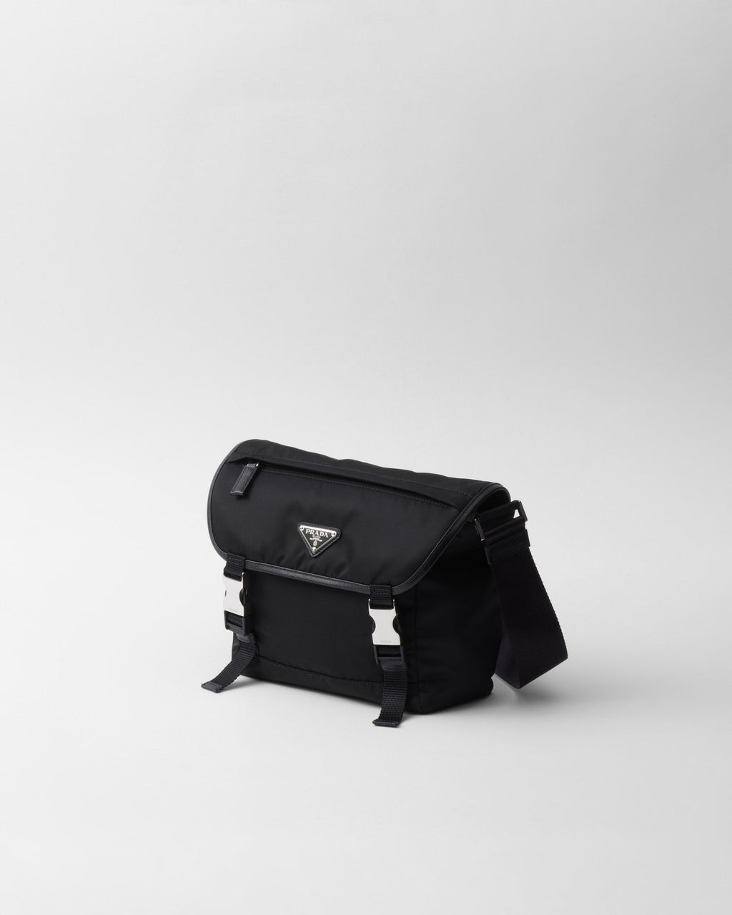 Sac porté épaule en Re-Nylon et cuir Saffiano - #4