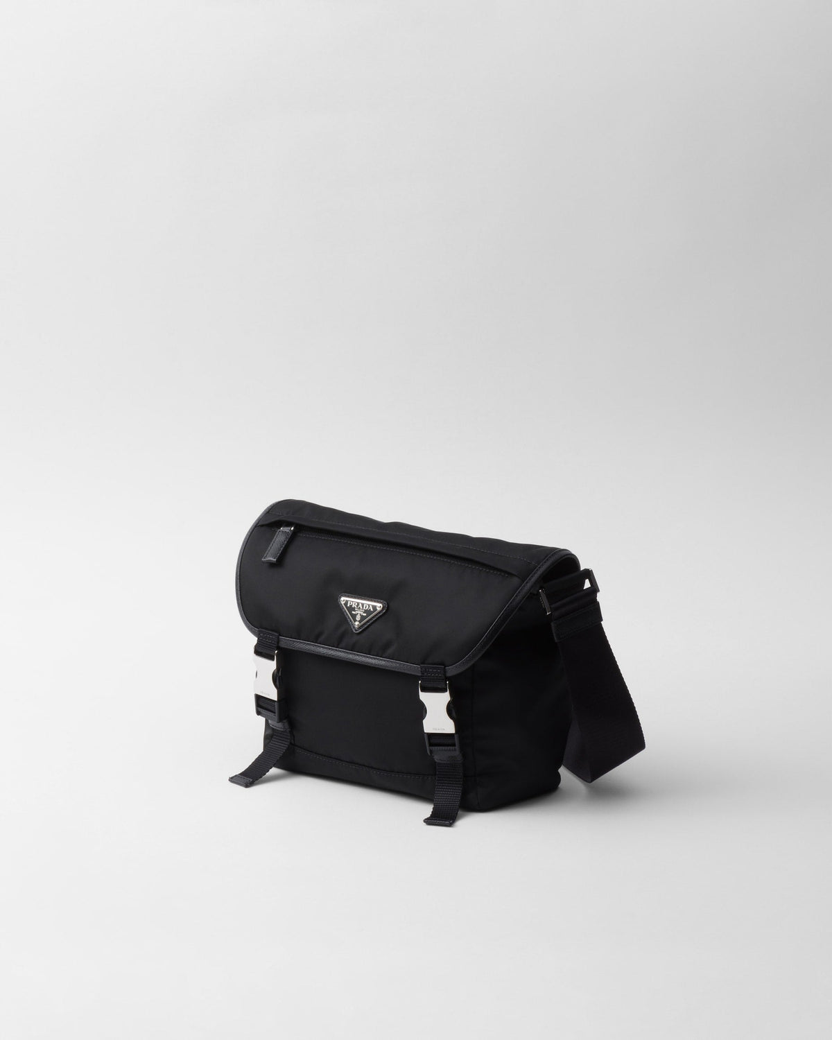 Sac porté épaule en Re-Nylon et cuir Saffiano - #4