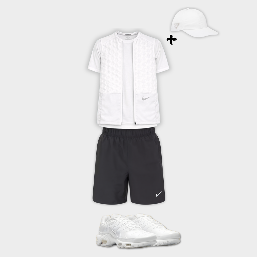 Outfit Therma Fit Blanc + Casquette Offerte