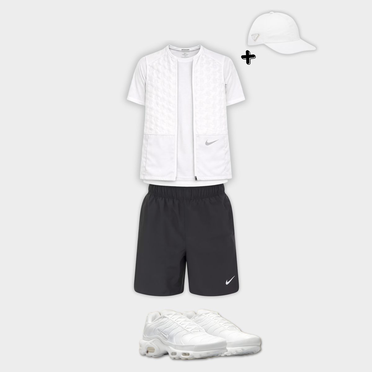 Outfit Therma Fit Blanc + Casquette Offerte