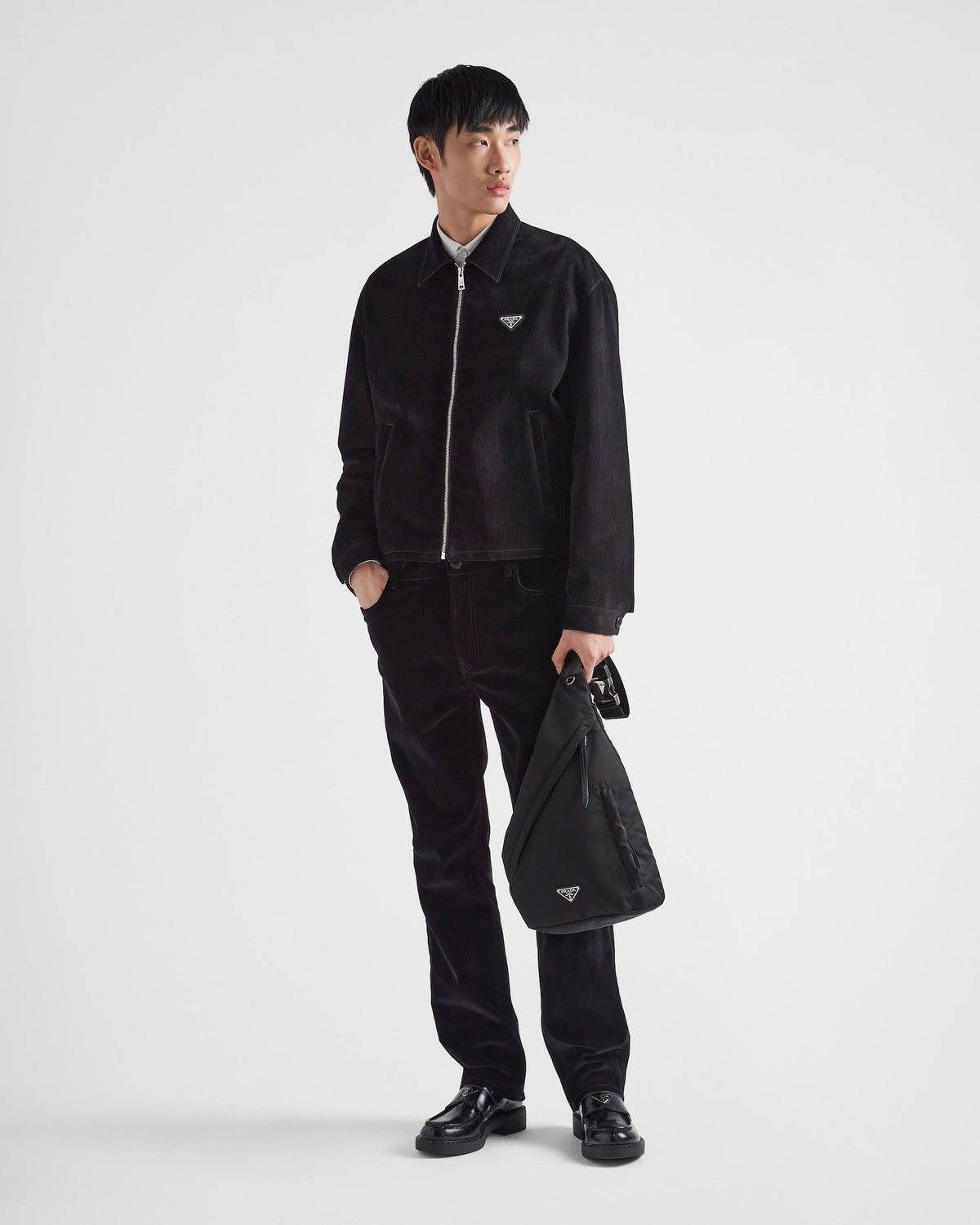 Sac à dos en Re-Nylon et cuir - #1
