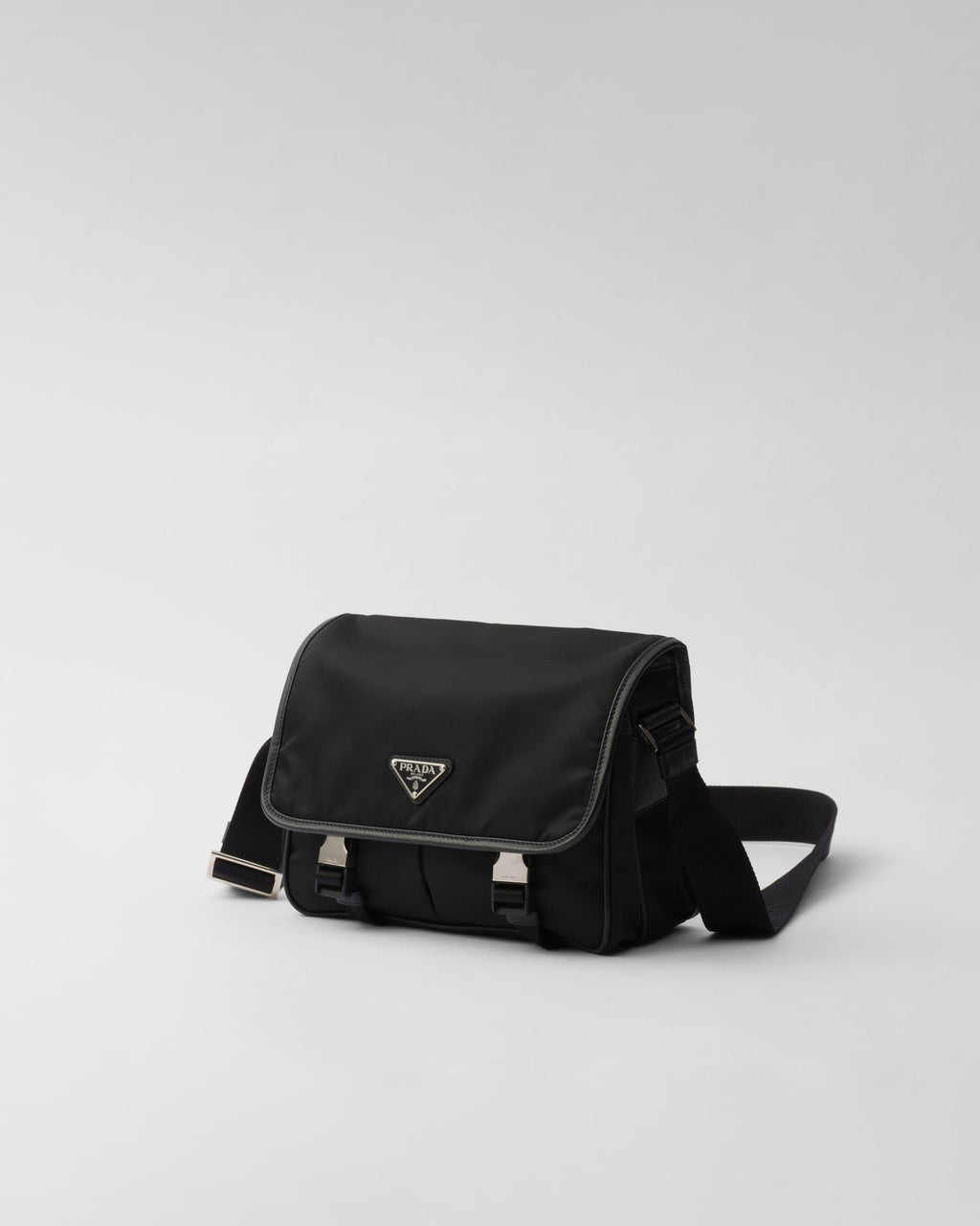 Sac porté épaule en Re-Nylon et cuir Saffiano - #12