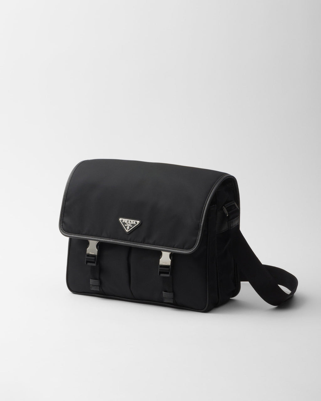 Sac porté épaule en Re-Nylon et cuir Saffiano - #9