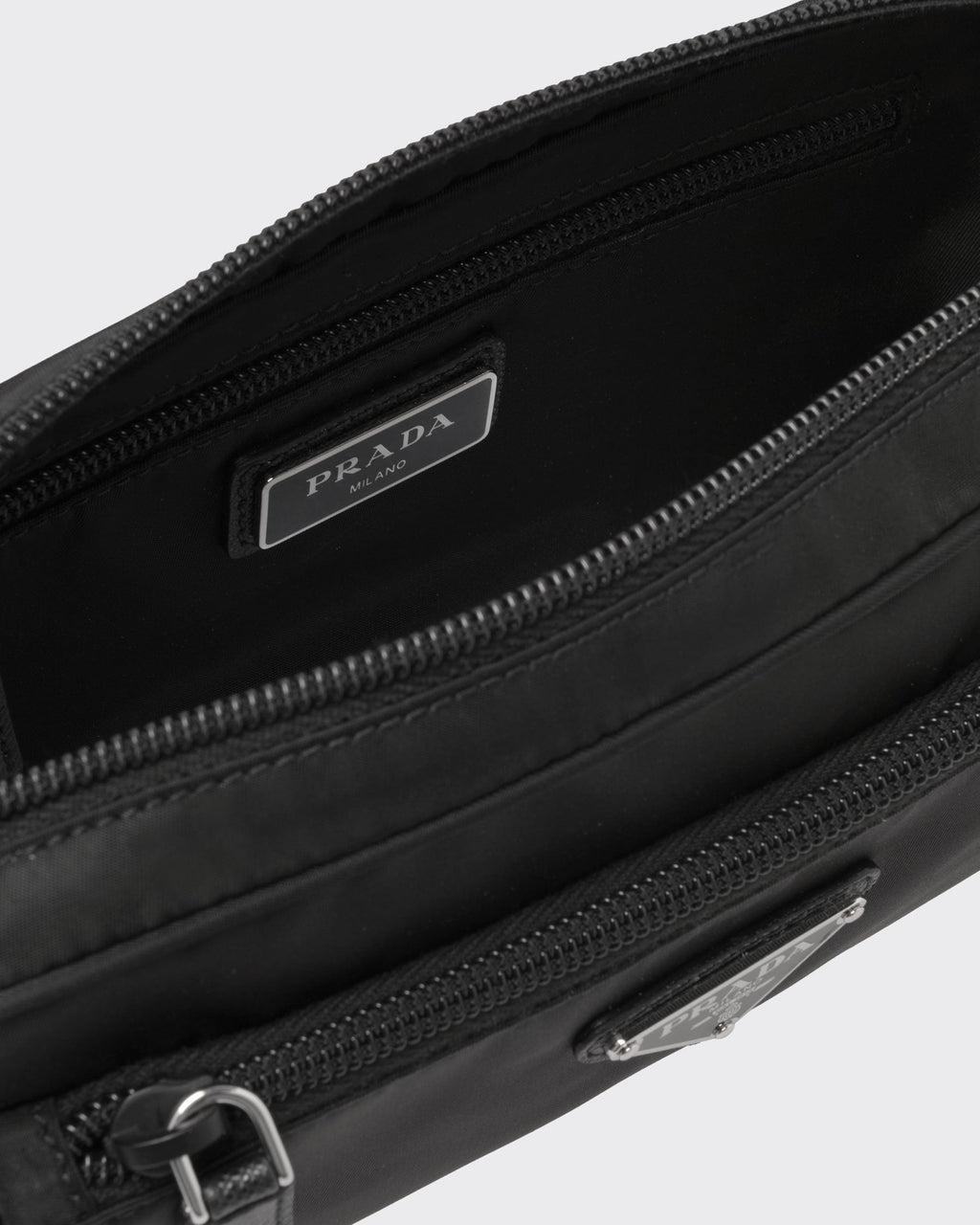 Sac banane en Re-Nylon et cuir Saffiano - #3