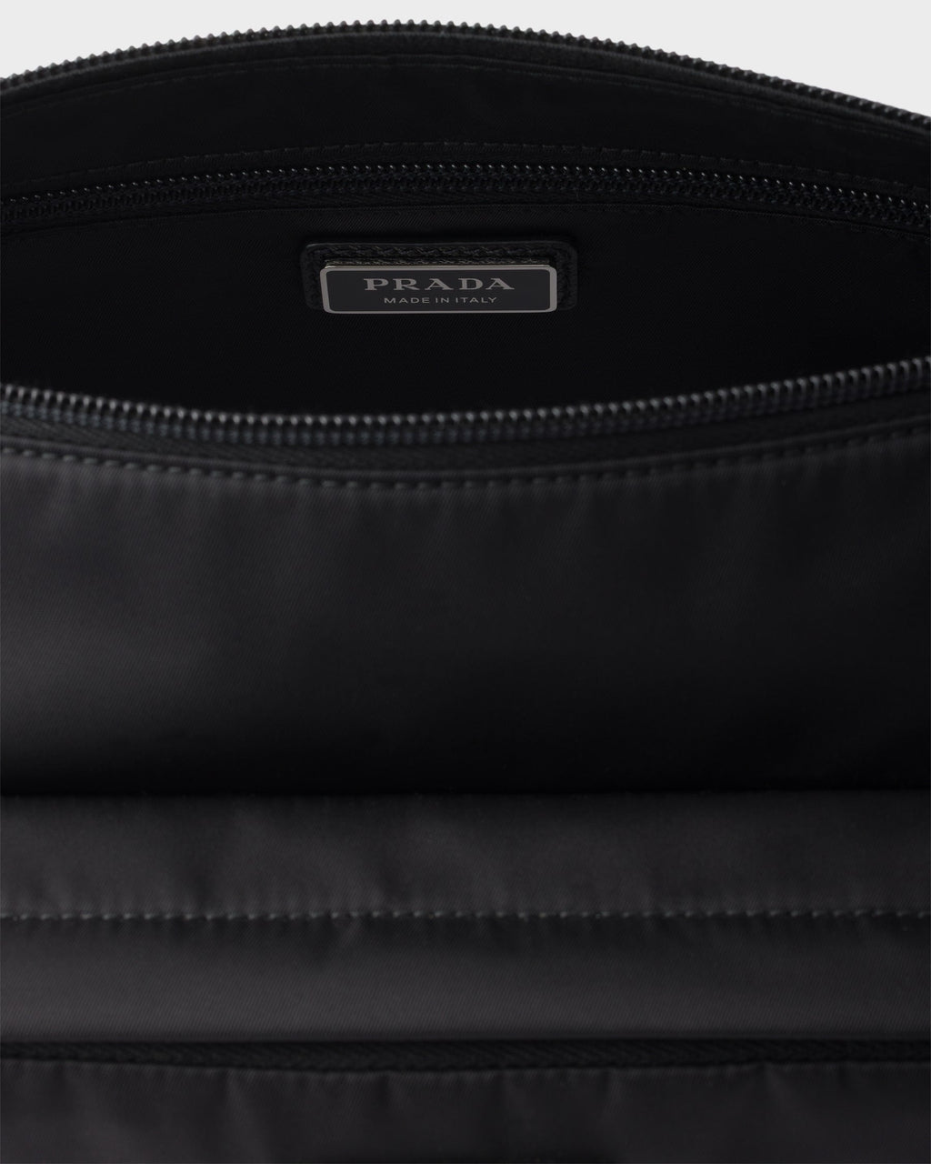Sac de taille moyenne porté épaule en Re-Nylon et cuir Saffiano - #1