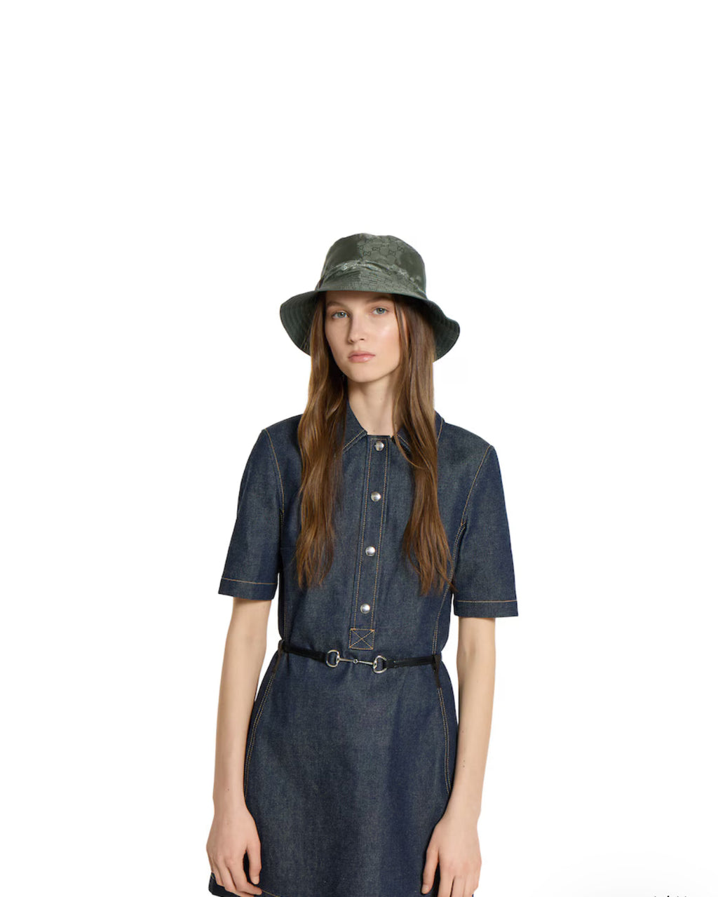 Chapeau bob réversible en nylon GG - Gucci casquette (2)