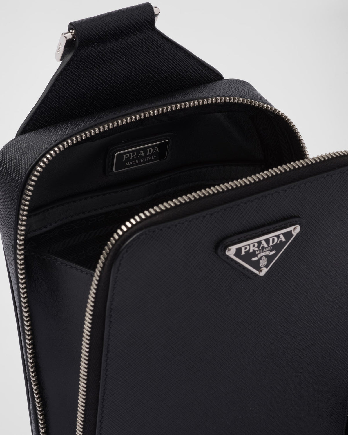 Sac Prada Brique en cuir Saffiano - #3