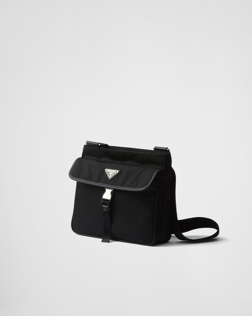 Sac porté épaule en Re-Nylon et cuir Saffiano - #10