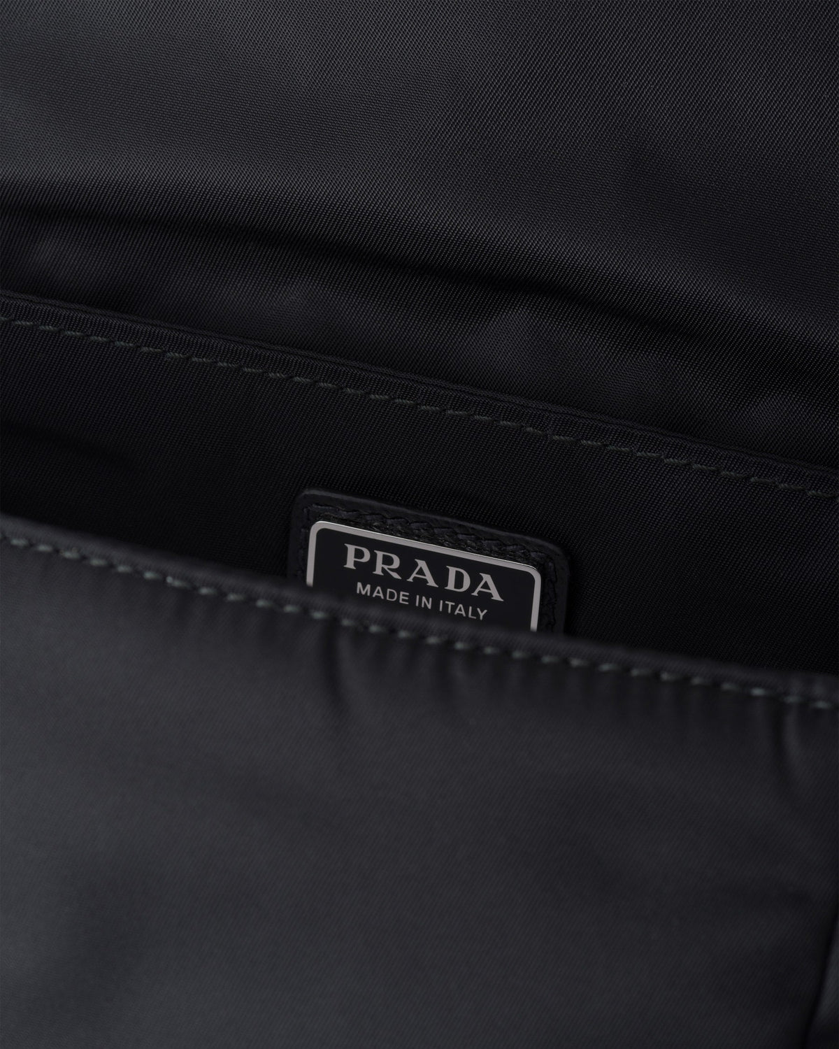 Sac porté épaule en Re-Nylon et cuir Saffiano - #7