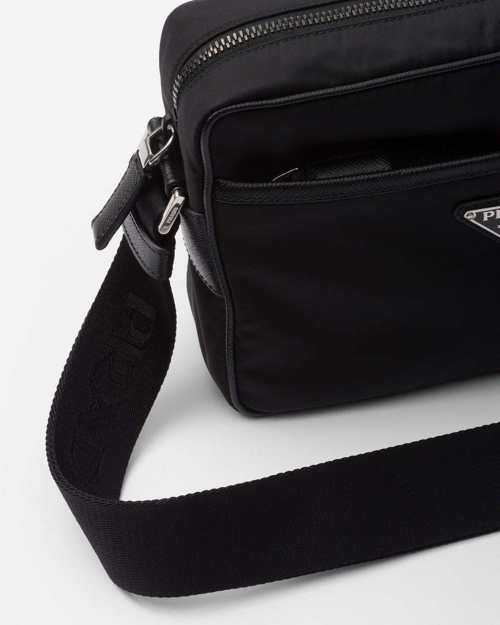 Sac porté épaule en Re-Nylon et Saffiano - #1