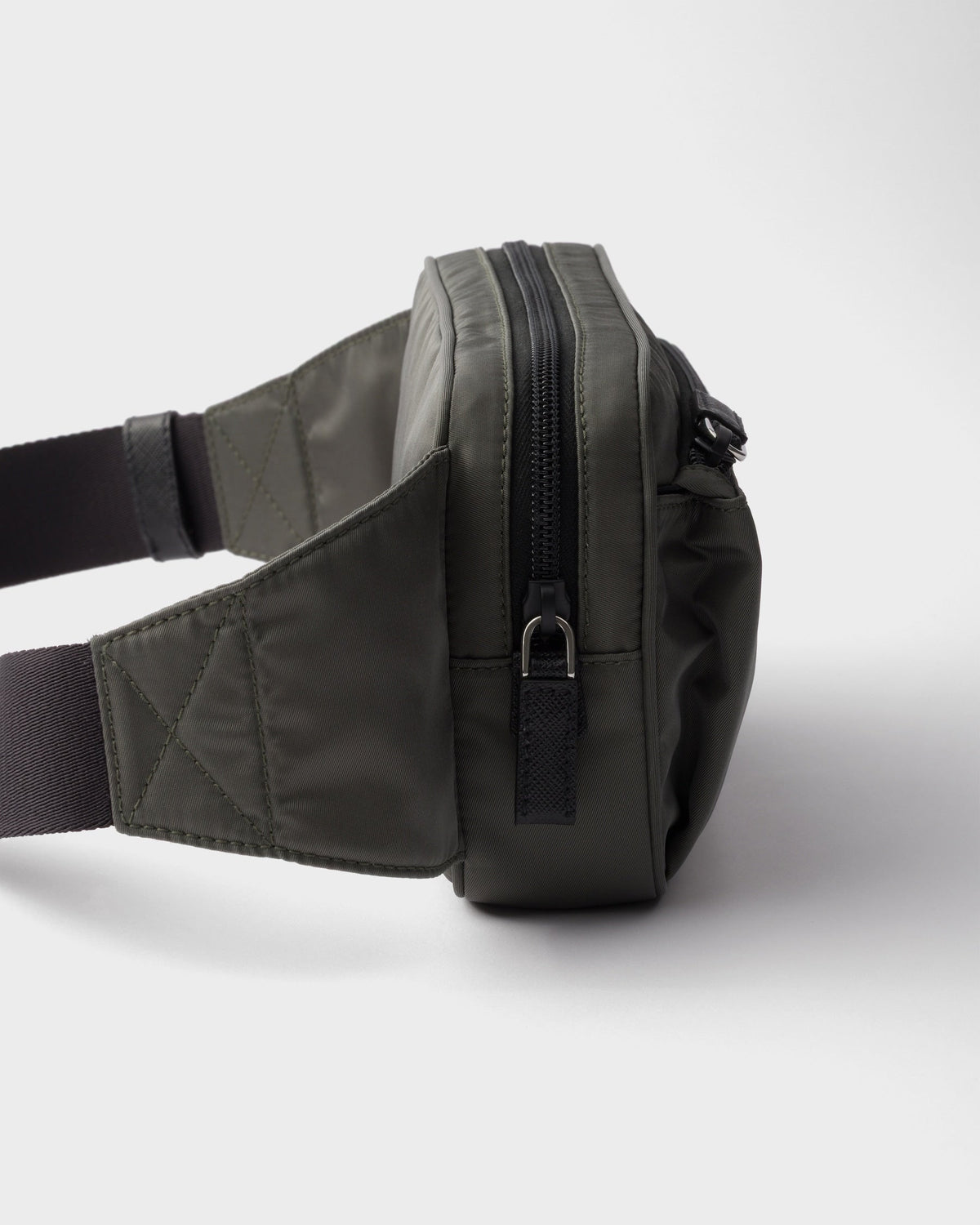 Sac banane en Re-Nylon et cuir Saffiano - #4