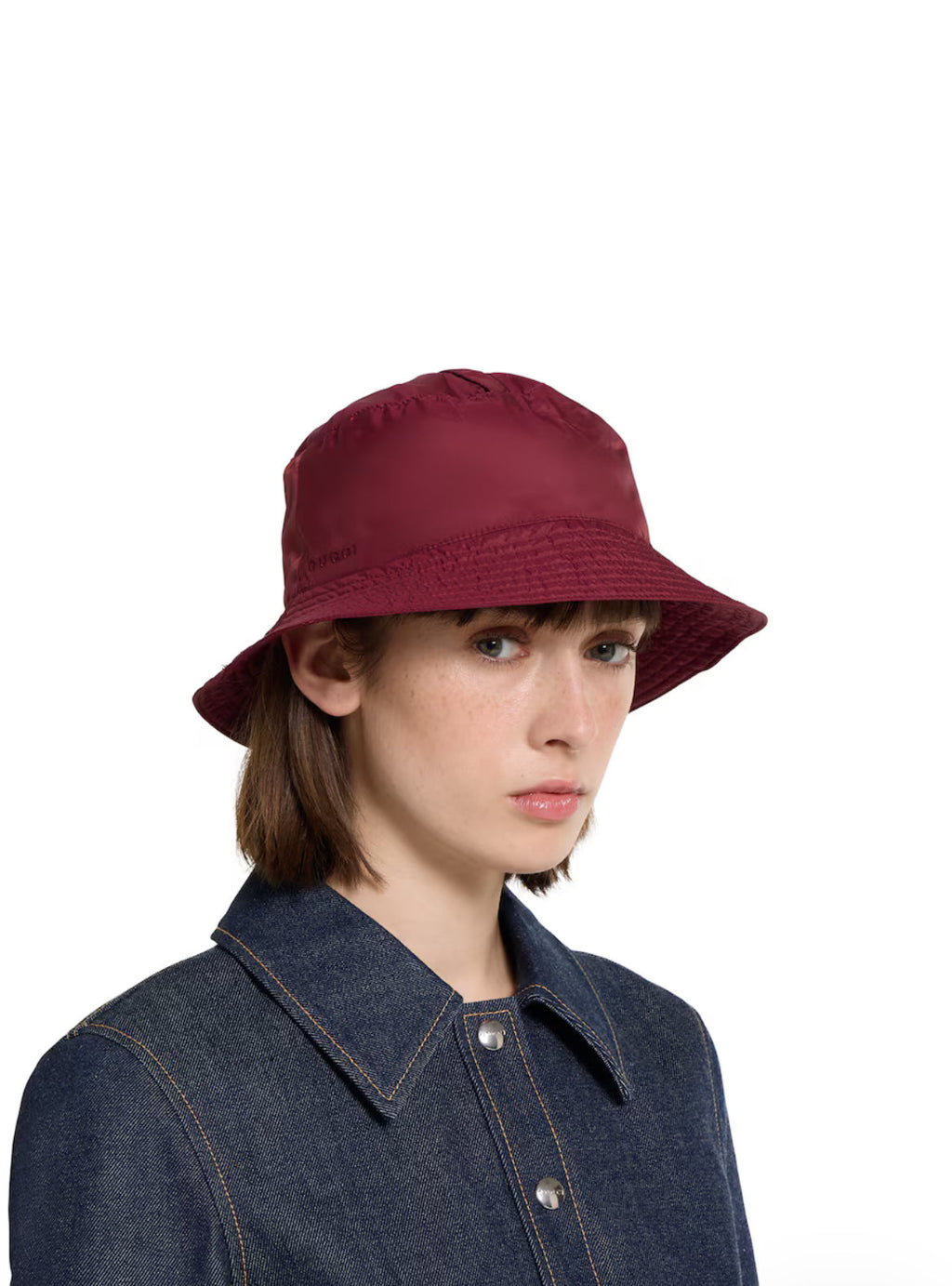 Chapeau bob réversible en nylon GG - Gucci casquette