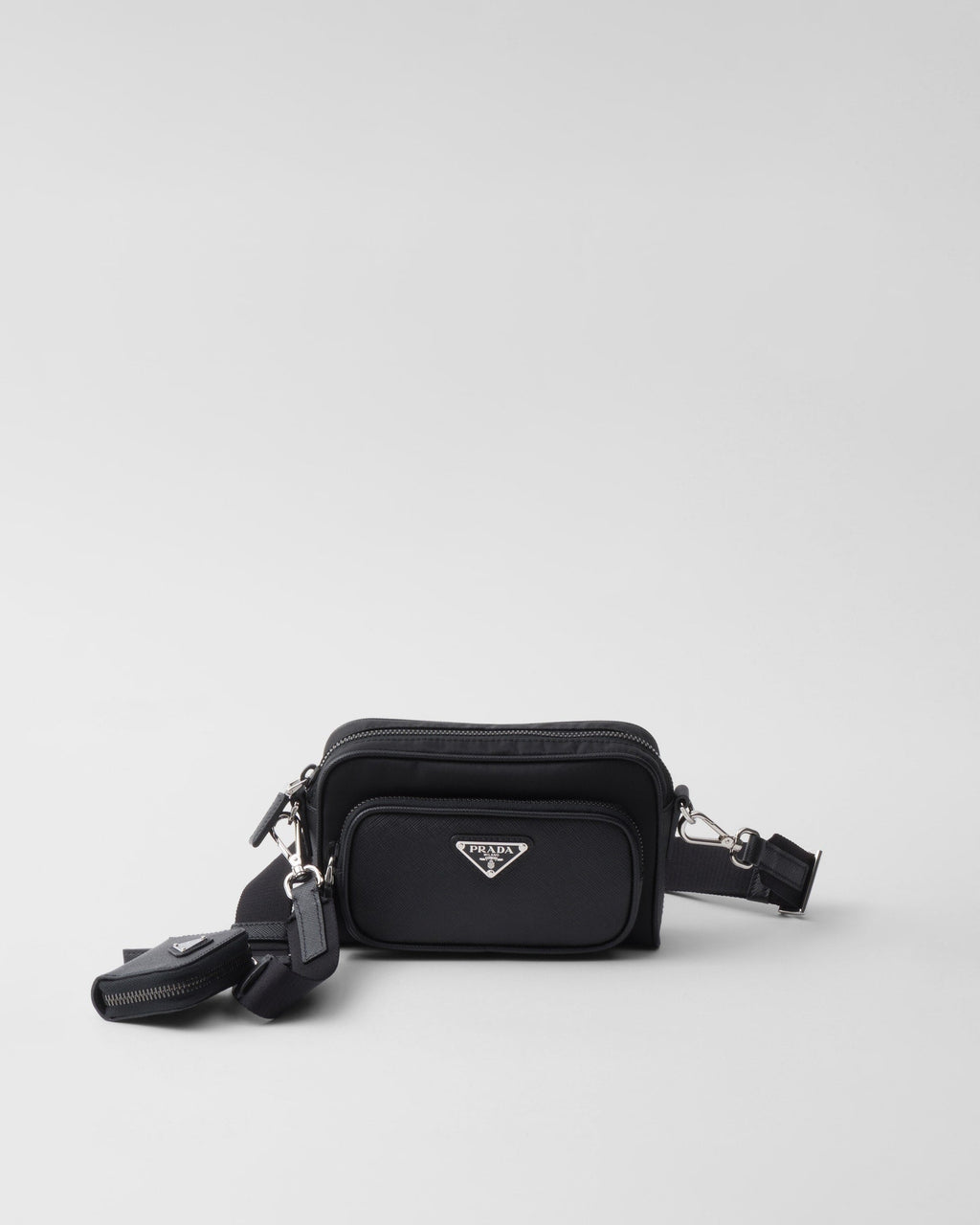Sac porté épaule en Re-Nylon et cuir Saffiano - #2