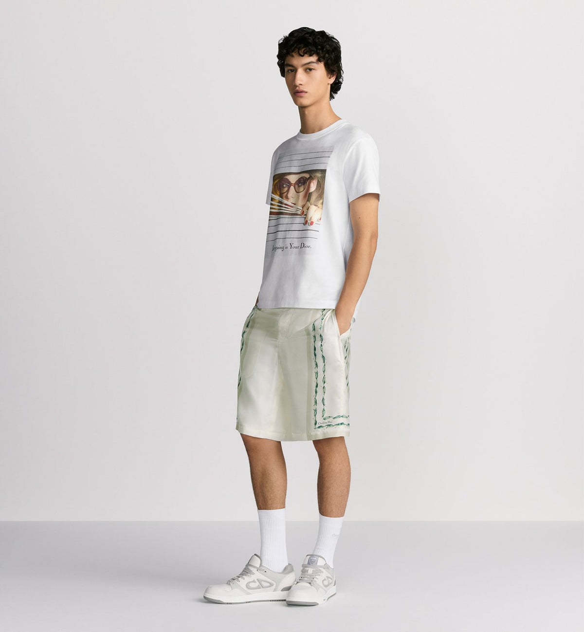 T-shirt imprimé Dior Heritage, coupe regular - Dior T