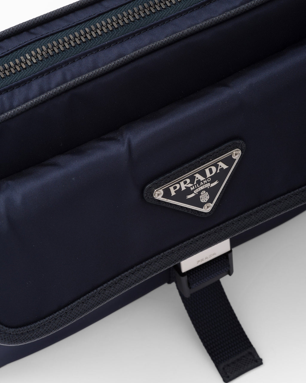 Sac porté épaule en Re-Nylon et cuir Saffiano - #3