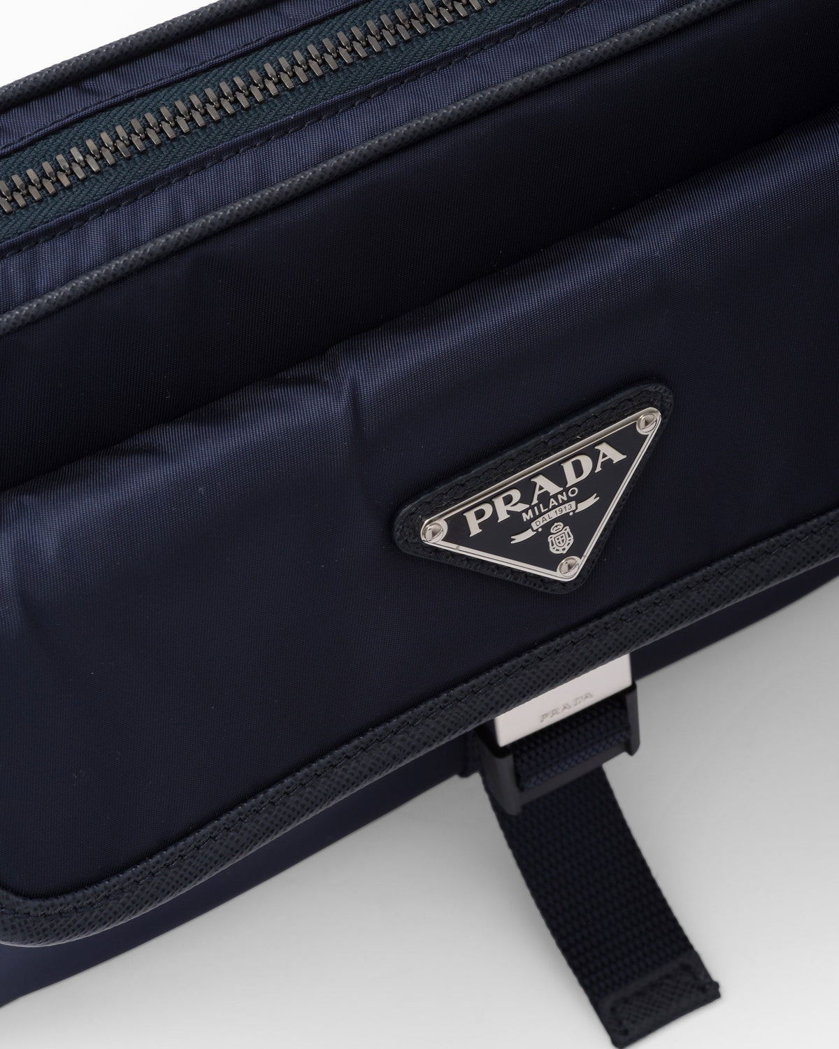 Sac porté épaule en Re-Nylon et cuir Saffiano - #3