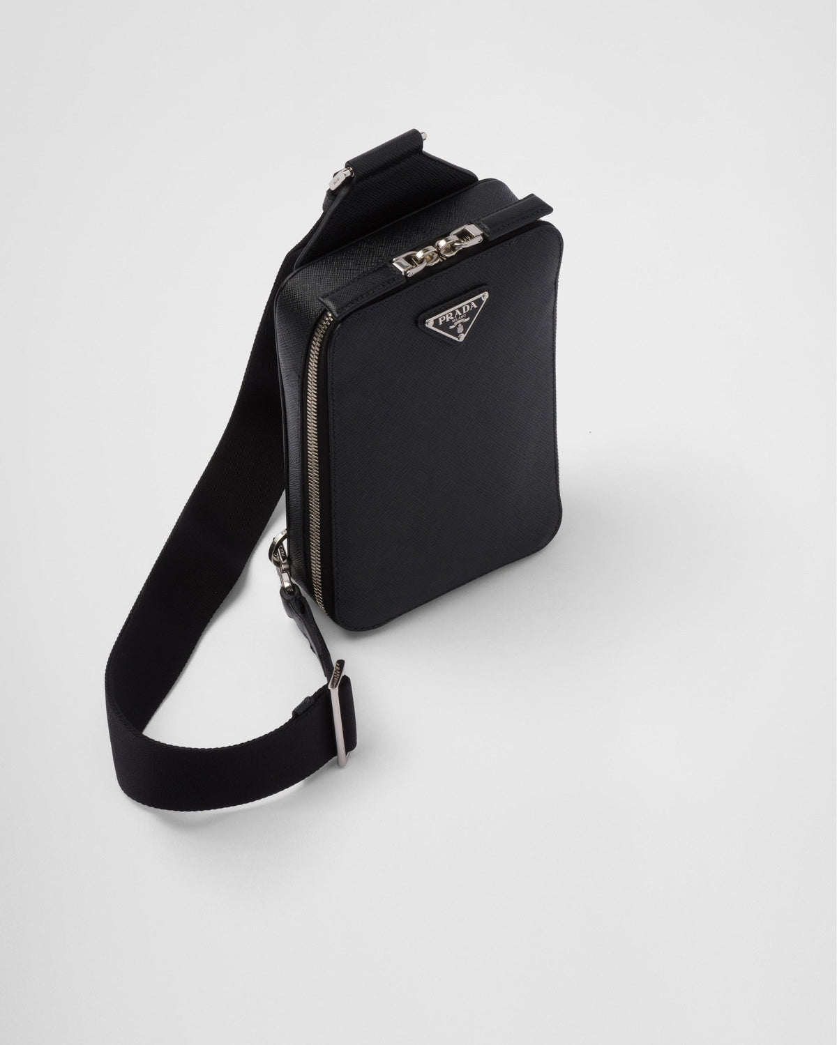 Sac Prada Brique en cuir Saffiano - #3