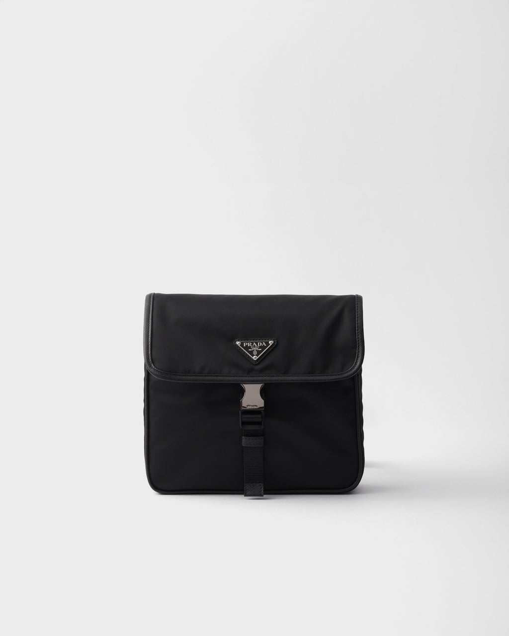 Sac porté épaule en Re-Nylon et cuir Saffiano - #13