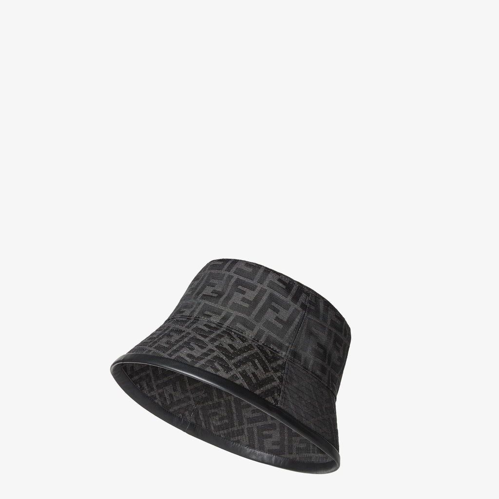 Bob en tissu jacquard FF noir