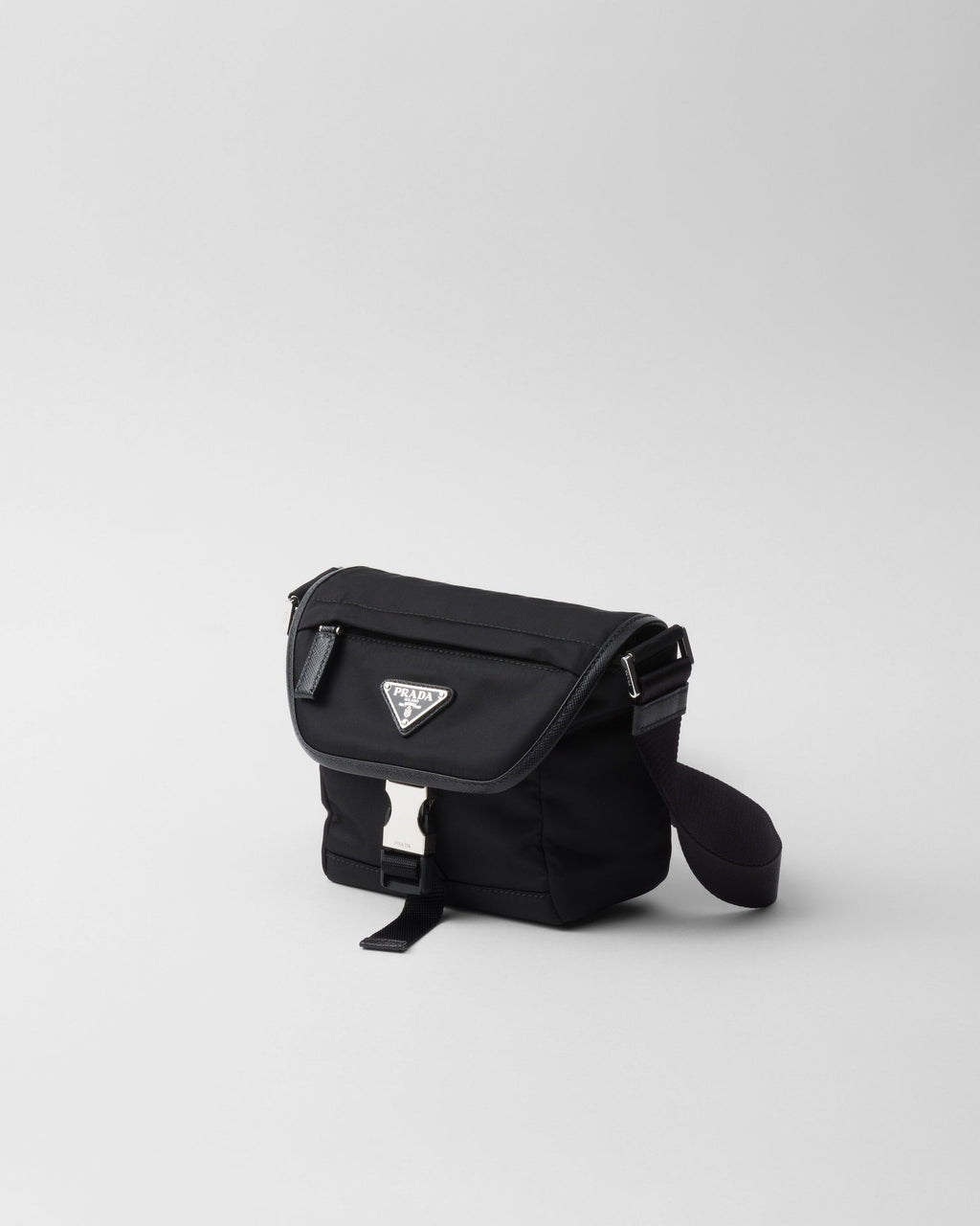 Sac porté épaule en Re-Nylon et cuir Saffiano - #7