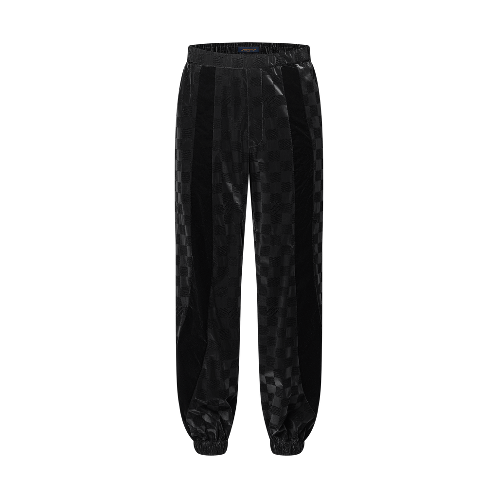 Pantalon de jogging technique floqué Damier