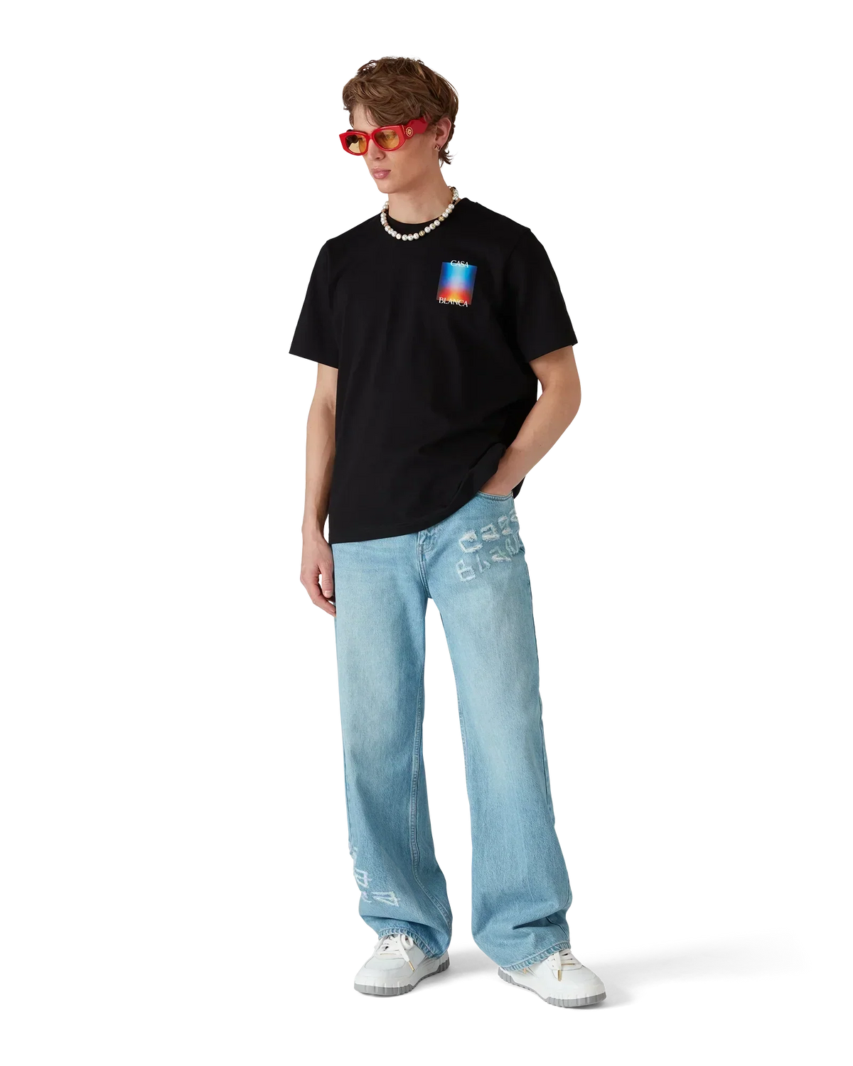 Gradient Casa Logo T-Shirt - casablanca