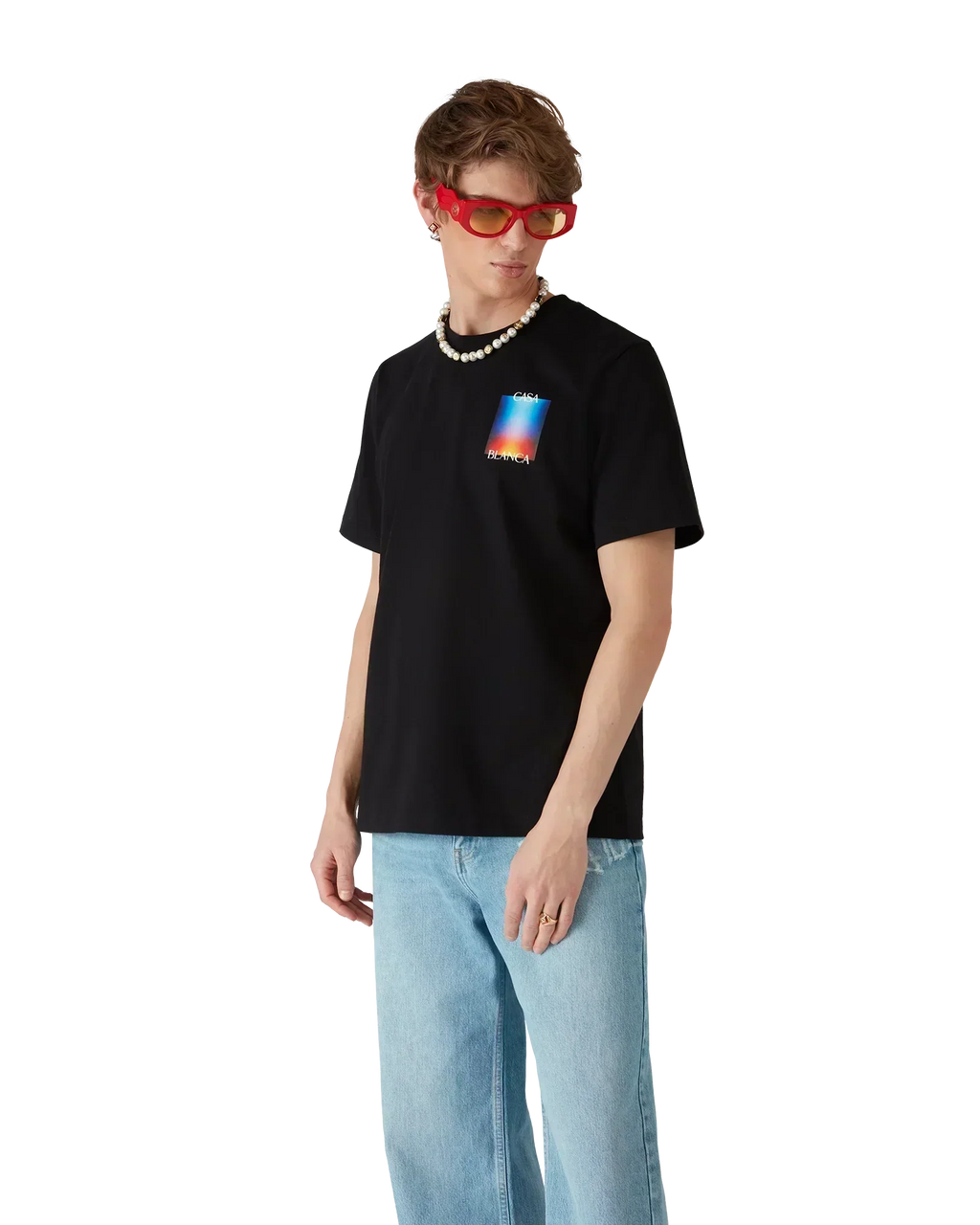 Gradient Casa Logo T-Shirt - casablanca