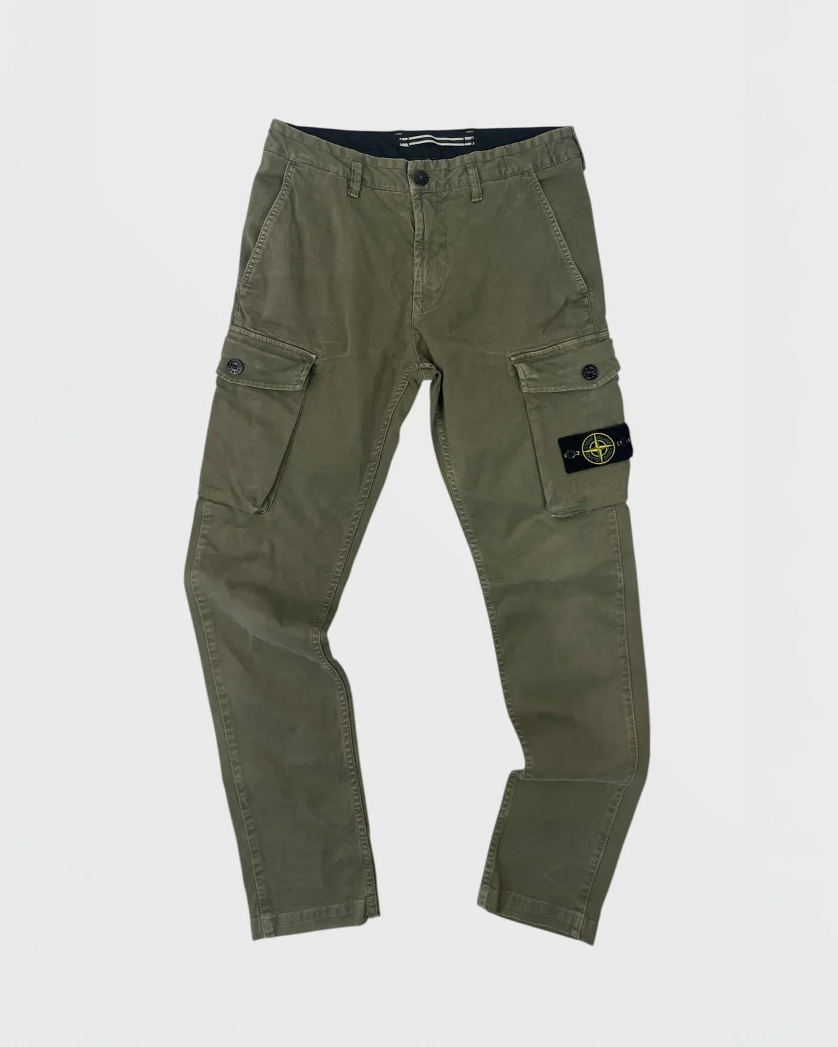 Stone Island pantalon cargo - Vert (2)