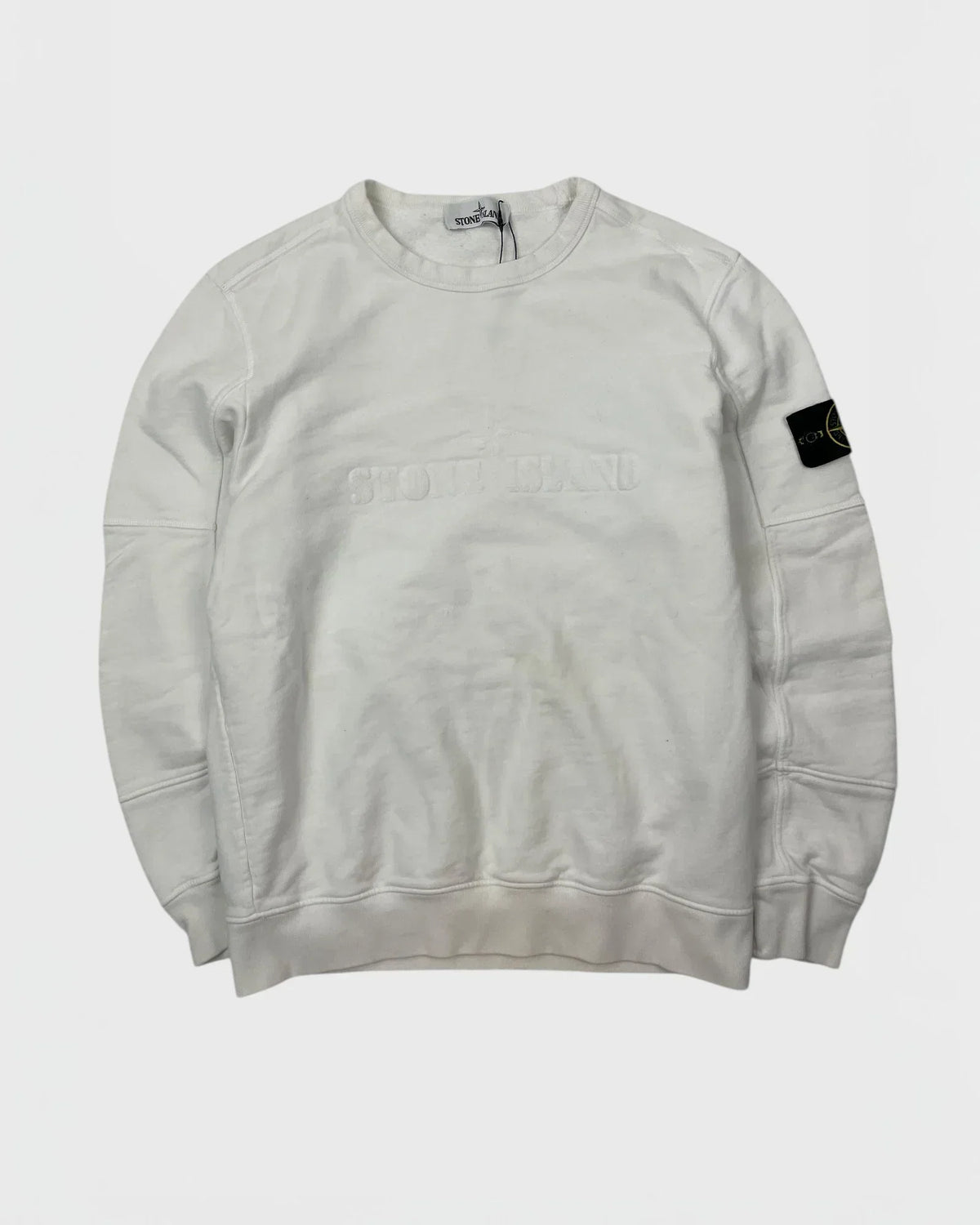 Stone Island pull - Blanc (2)
