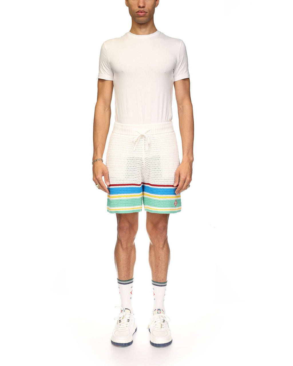 Crochet Tennis Shorts - casablanca (2)