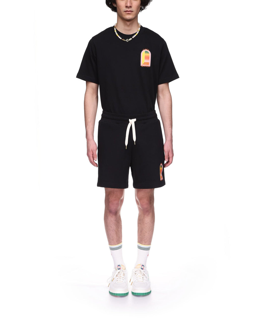 Gradient L'Arche Sweatshorts - casablanca (2)
