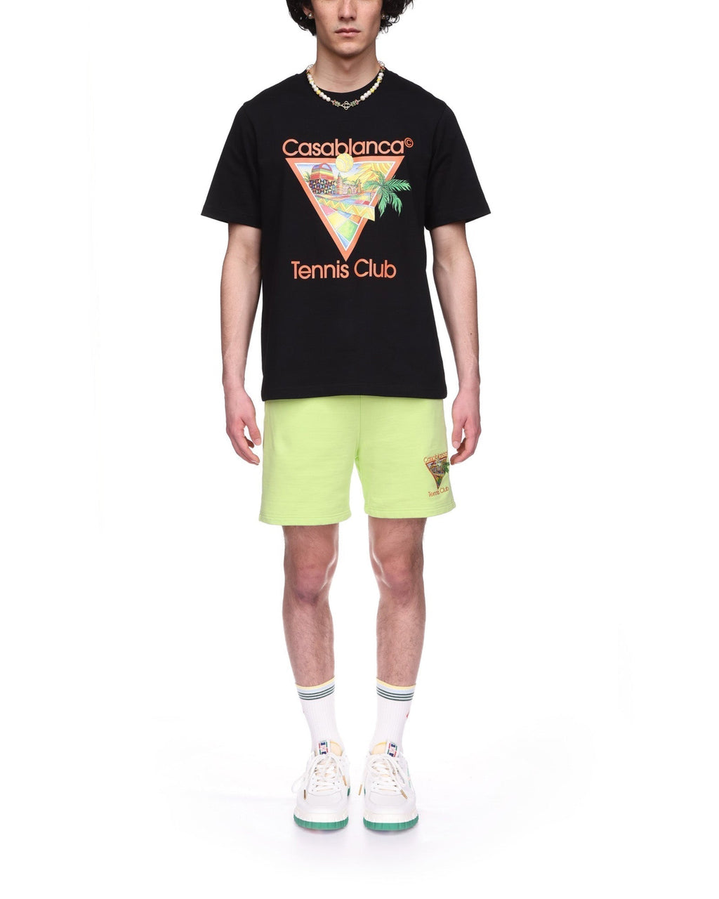 Afro Cubism Tennis Club T-Shirt - casablanca (2)
