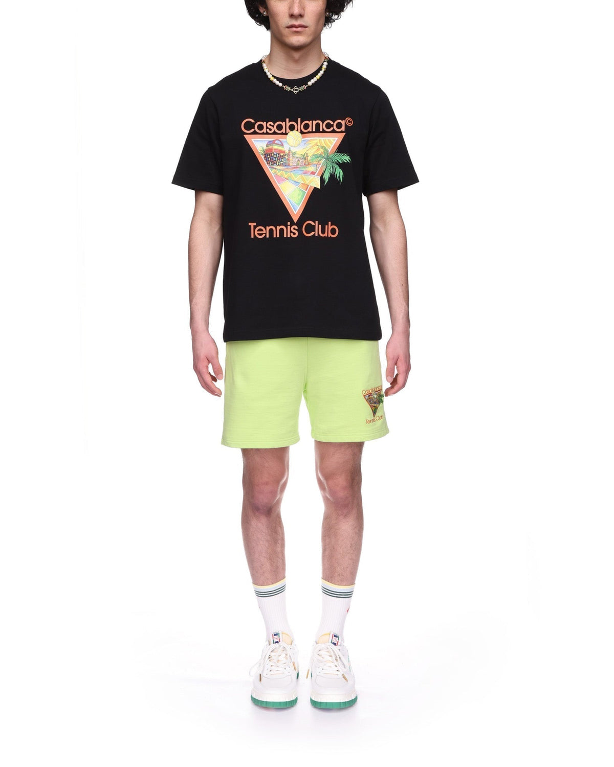 Afro Cubism Tennis Club T-Shirt - casablanca (2)