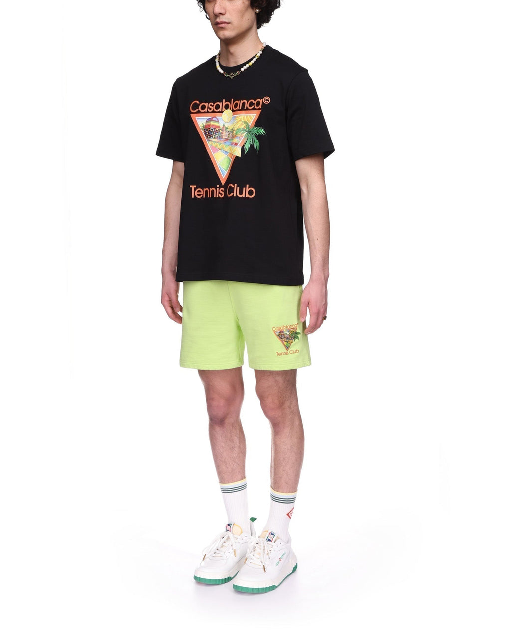Afro Cubism Tennis Club T-Shirt - casablanca (2)