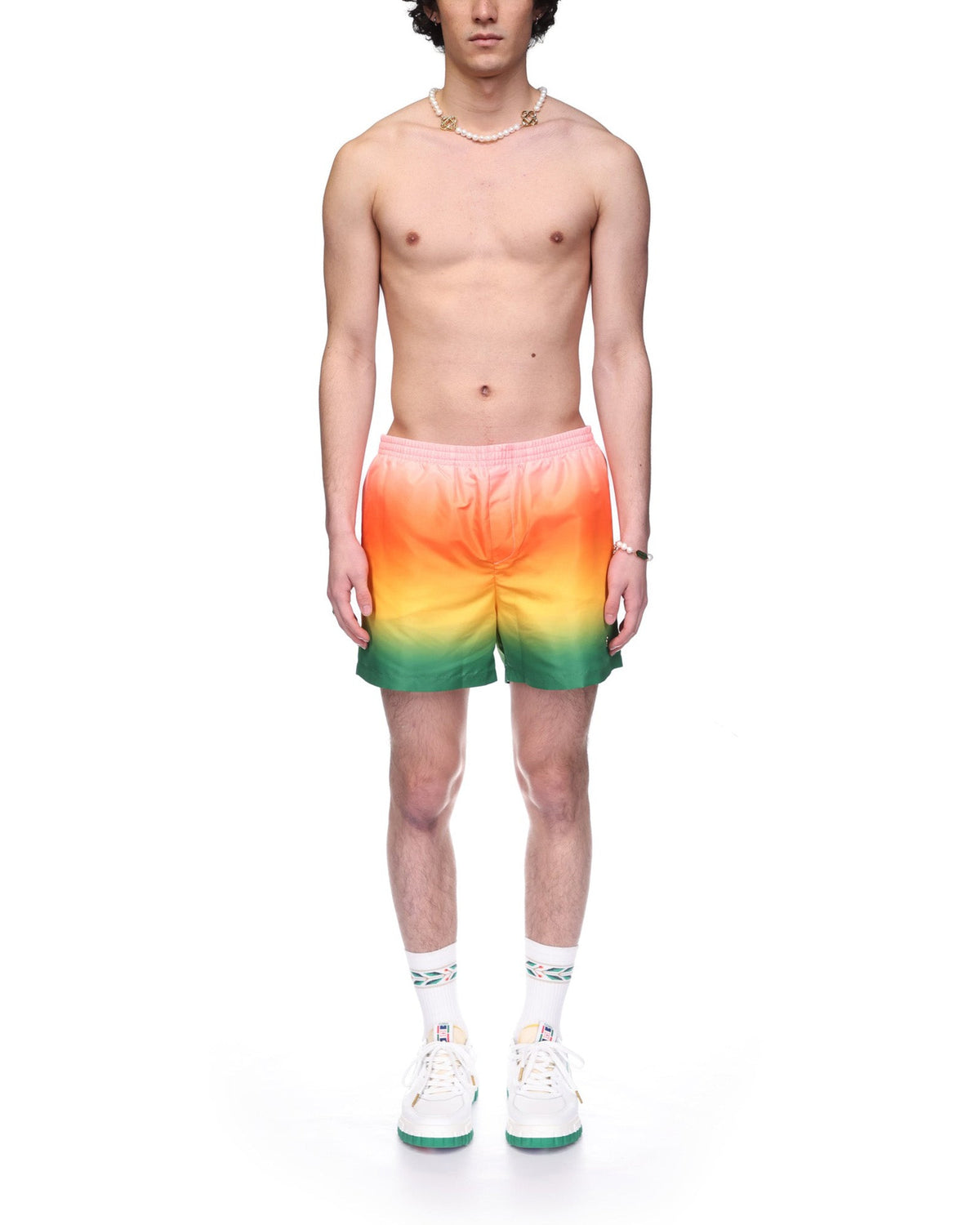 Gradient Swim Trunks - casablanca