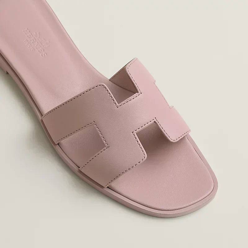 Hermes - Claquettes Rose Cancan